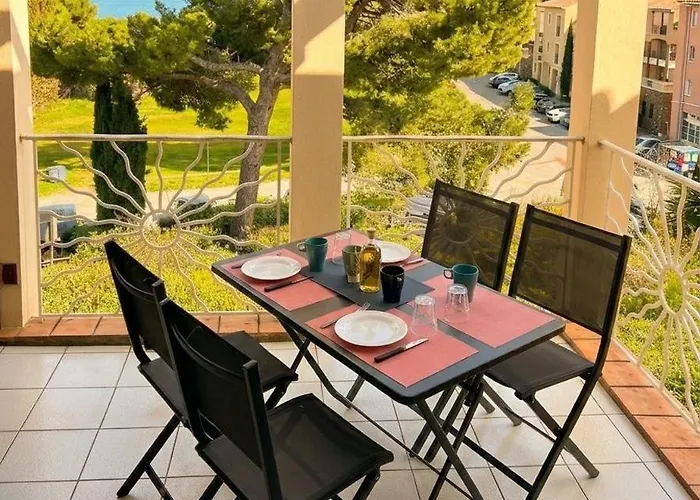 Studio-terrasse Vue Mer-clim-parking-draps Inclus